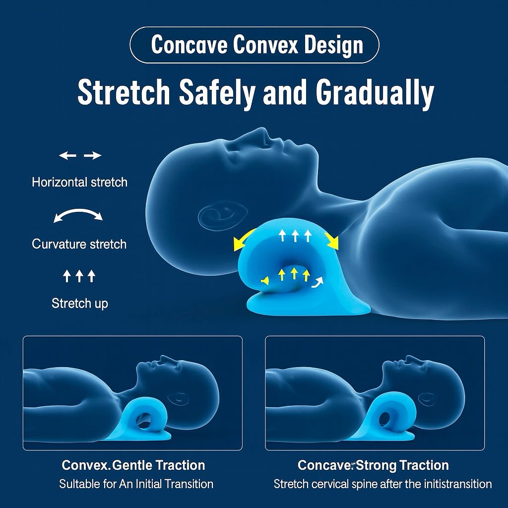 Cervical Neck Traction Pillow